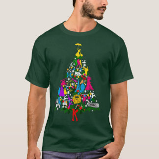 T-shirt Sapin de Noël démodé de Broadway 3