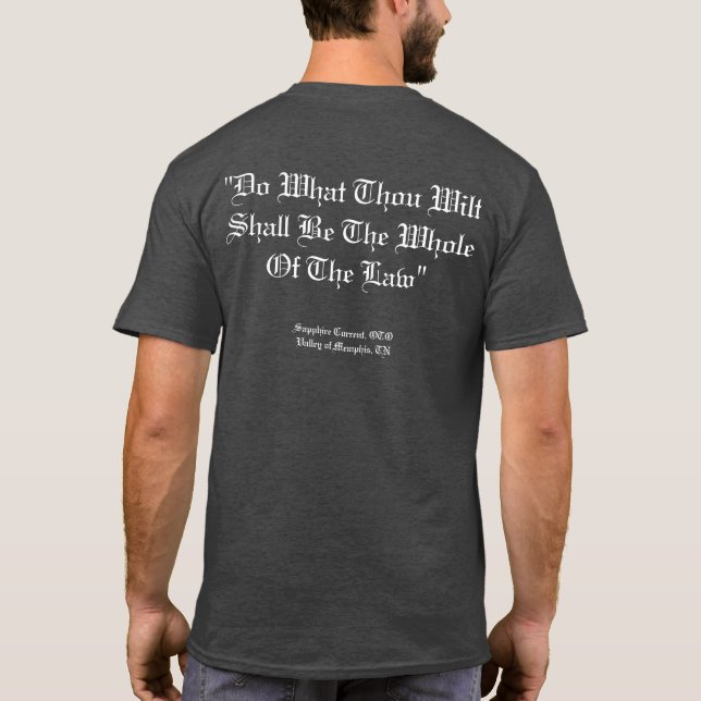 T-shirt Sapphire Current Lamen and Law Shirt (Dos)