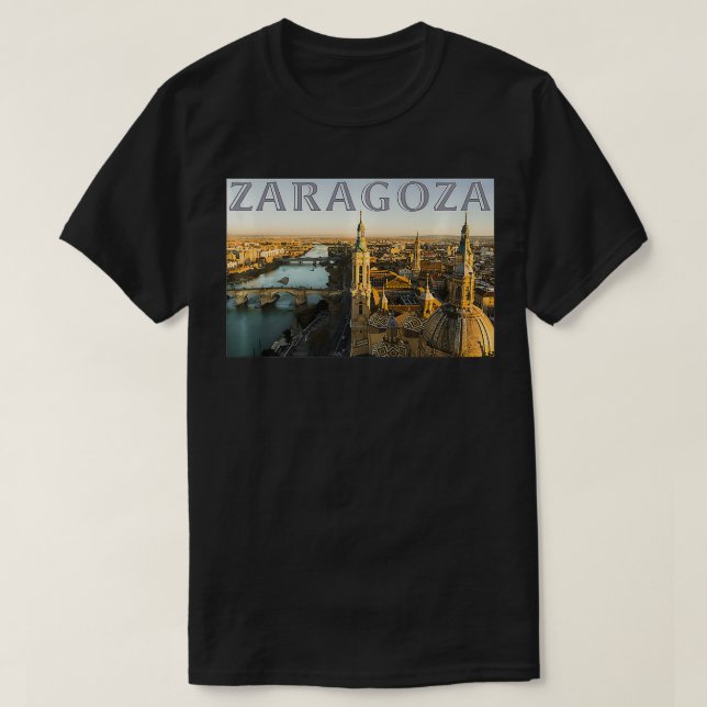 T-shirt Saragosse Espagne Premium  (Design devant)