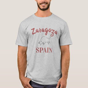 T-shirt Saragosse Espagne, taureau 2