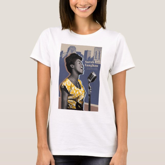 T-shirt Sarah Vaughan (Devant)