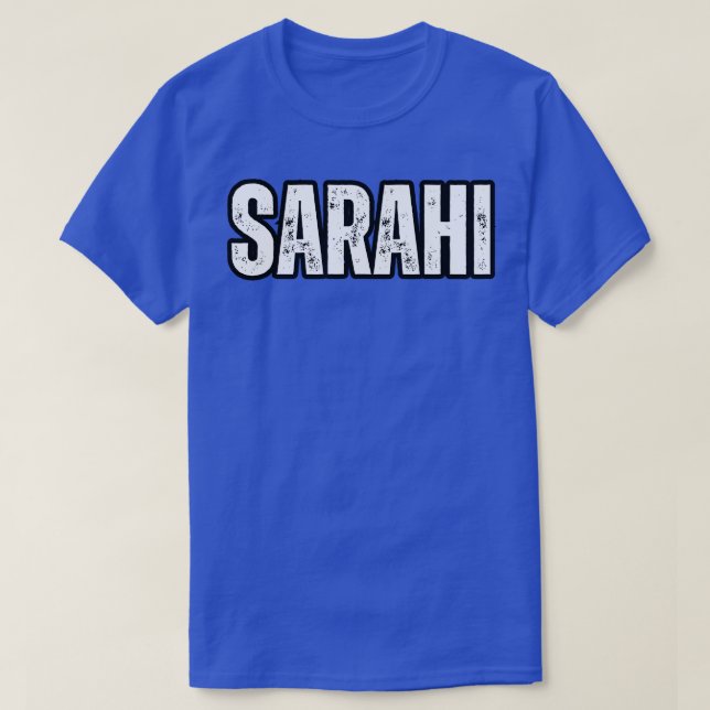 T-shirt Sarahi Nom Cadeau Anniversaire des Fêtes (Design devant)