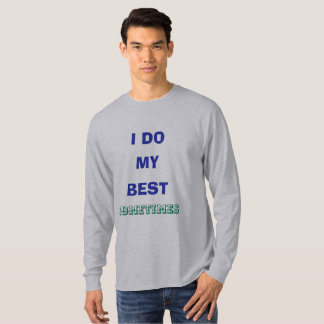 T-shirt Sarcasique Effort Honnete