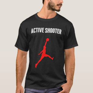 T-shirt Sarcasme de basketball de tir actif