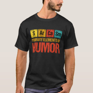 T-shirt Sarcasme Éléments principaux de l'Humour