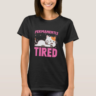 T-shirt Sarcasme Épuisé Fatigué Fatigue Définitivement Épu