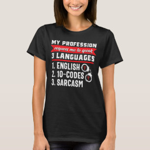 T-shirt Sarcasme Infirmière correctionnelle RN Prison Infi