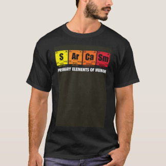 T-shirt Sarcasme S Ar Ca Sm Principaux éléments des scienc