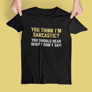 T-shirt Sarcastique