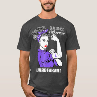 T-shirt Sarcoidosis Guerrier Conscience indestructible Cad