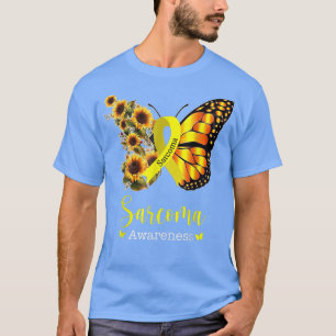 T-shirt Sarcome Cancer Sensibilisation Tournesol femmes pa