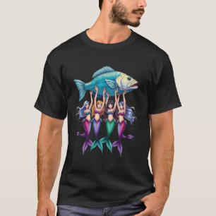 T-shirt Sardin Sirène Poisson Amalfi Océan Thème Des
