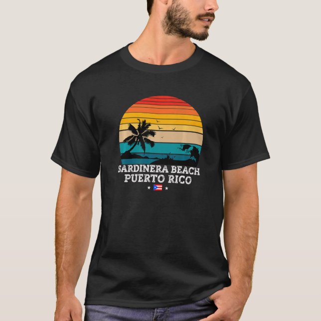 T-shirt Sardinera Beach Porto Rico (Devant)