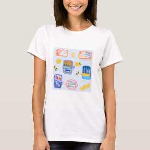 T-shirt Sardines et citrons