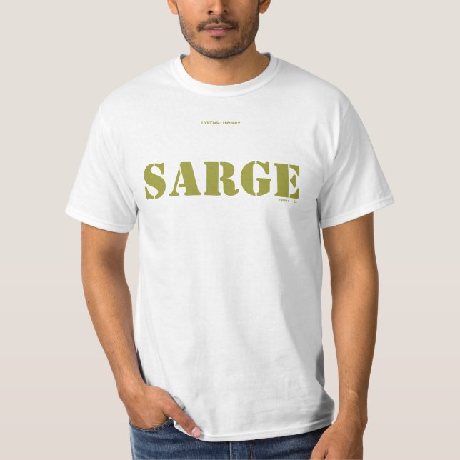 T-SHIRT SARGE (Devant)