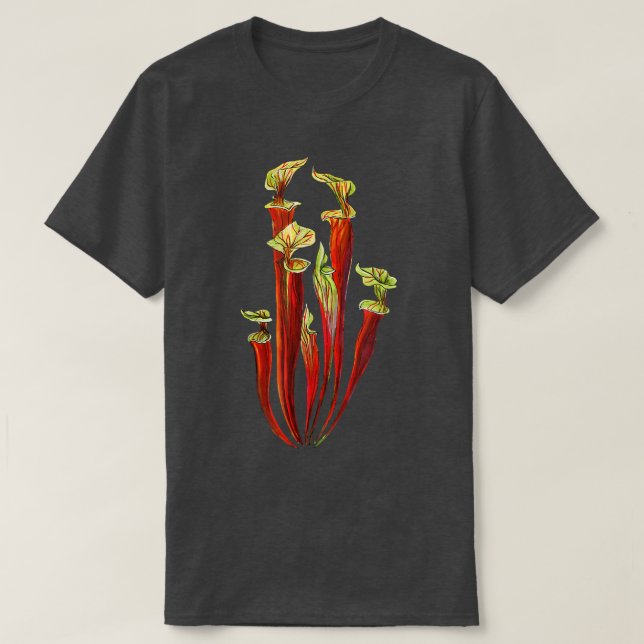 T-shirt Sarracenia Carnivore Plante (Design devant)