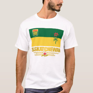 T-shirt Saskatchewan Flag Apparel