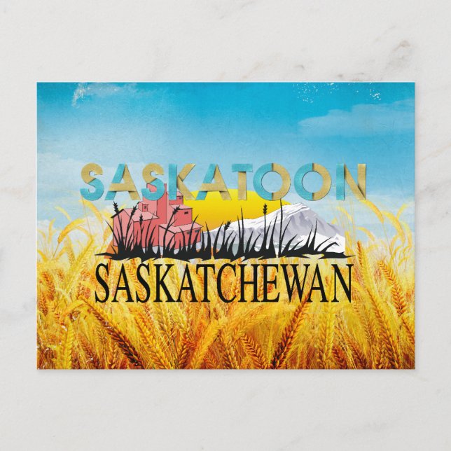 T-Shirt Saskatoon Postkarte (Vorderseite)