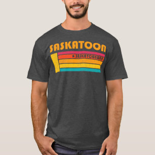 T-shirt Saskatoon Saskatchewan Canada Vintage en détresse
