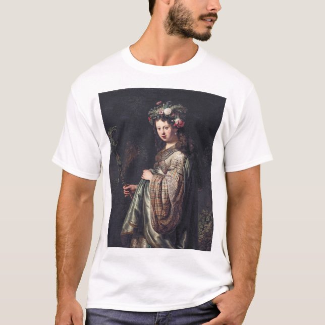 T-shirt Saskia van Uylenburgh, Flora, Rembrandt, 1634 (Devant)