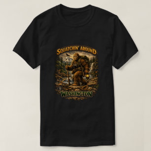 T-shirt Sasquatch Bigfoot