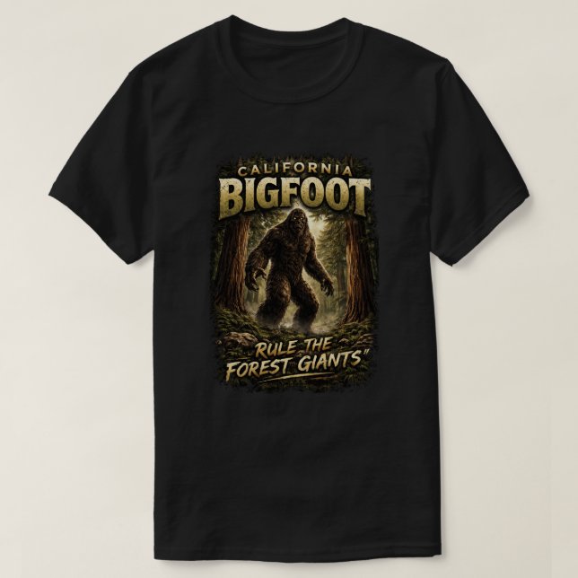 T-shirt Sasquatch Bigfoot (Design devant)