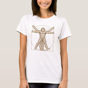 T-shirt Sasquatch de Vitruve – Chemise Cryptide Art Bigfoo