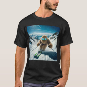 T-shirt Sasquatch le skieur