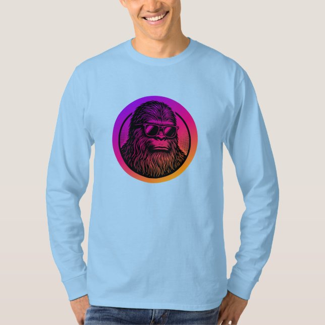 T-shirt Sasquatch Porter Des Lunettes De Soleil (Devant)