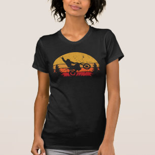 T-shirt Sasquatch Retro Sunset équitation Vélo Dirt