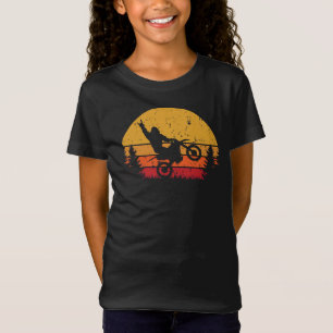 T-Shirt Sasquatch Retro Sunset équitation Vélo Dirt