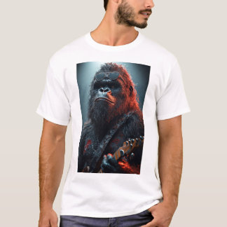 T-shirt Sasquatch the Rock Star