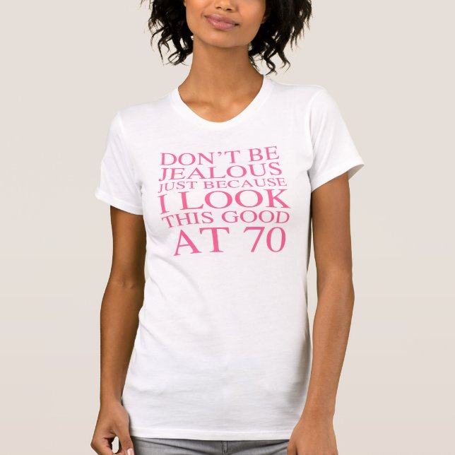 T-shirt Sassy 70e anniversaire pour les femmes (Devant)