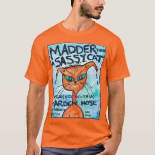 T-shirt Sassy Cat, homme XL