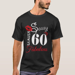 T-shirt Sassy Classy 60 Fabuleux Rouge