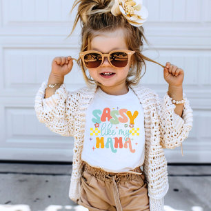 T-Shirt Sassy Comme Ma Mama Mignonne Graphisme Drôle
