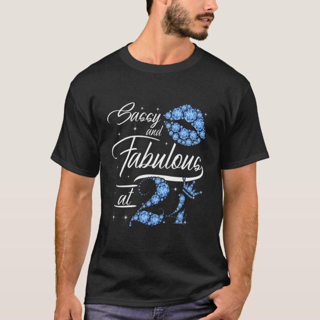 T-shirt Sassy Et Fabuleux À 24 Ans 24e Anniversaire C (Devant)
