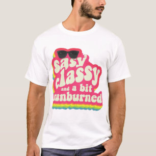 T-shirt Sassy et Sunburd - Drôle citation d'été pour fille
