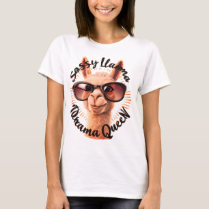 T-shirt Sassy llama drame queen