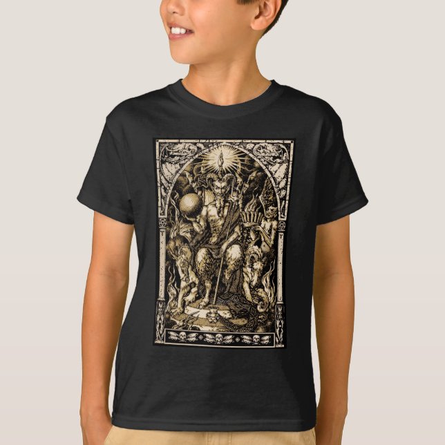 T-shirt Satan a couronné la chemise (Devant)