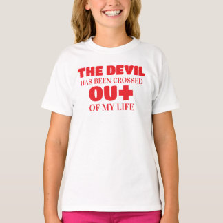 T-shirt Satan a croisé, Jésus en