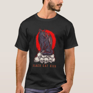 T-shirt Satan Chat Satanic Démon Diable Kitten 666 Chat Oc