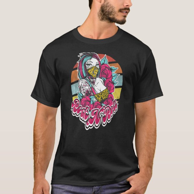 T-shirt Satan Heavy Punks Pas Morte Gothique Tattoo Nature (Devant)