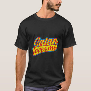 T-shirt Satan M'Aime Occulte Baphomet Mort Métal Noir A