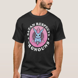 T-shirt Satan respecte Pronouns Gay pride LGBTQ
