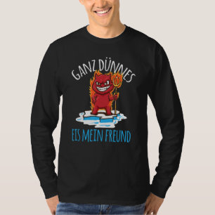 T-shirt Satan Très fine crème glacée Mon ami Diable
