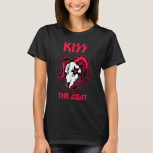 T-shirt Satanic Baphomet Occulte Pentagram Satanisme Kiss 