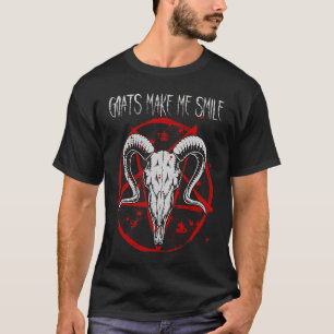 T-shirt Sataniste Satan Pentagram M'aime Baphomet 666 Sat