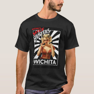 T-shirt Satan's MILF Hunters de WICHITA Rétro She Devil Ro