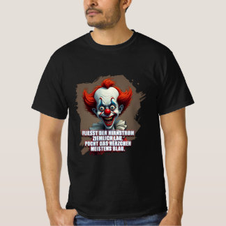 T-shirt Satire clownique sur les humeurs bleues